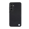 BMW Signature Leder Kreuzungslinien-Muster - Samsung Galaxy S24 Tasche (schwarz)