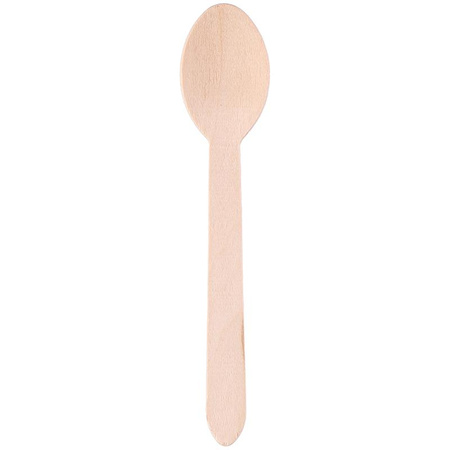 Cuisine Elegance - Set of wooden spoons 16 cm 50 pcs.