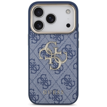 Guess 4G Big 4G Classic Logo - Case iPhone 17 Pro (Blue / Gold)