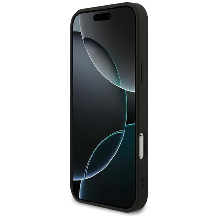ETUI DO IPHONE 17 PRO MAX CZARNE GUESS ORYGINALNE BROKATOWE ELEGANCKIE