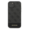 Guess 4G Bottom Stripe Kollektion - iPhone 12 Pro Max Tasche (grau)
