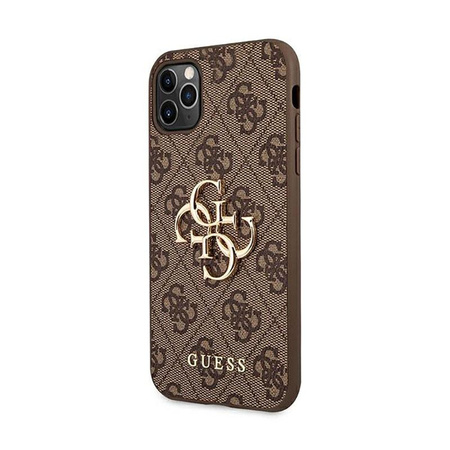 Guess 4G Big Metal Logo - iPhone 11 Pro Case (brown)