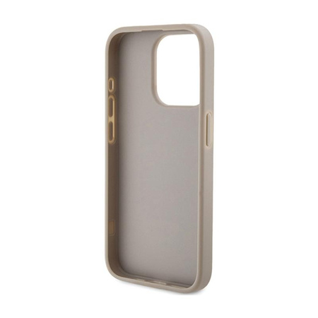 Guess 4G Triangle Metal Logo - iPhone 15 Pro Case (white)