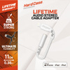 Energizer HardCase - Lightning to 3.5 mm jack audio adapter MFi certified 11 cm EU (White) lifetime warranty